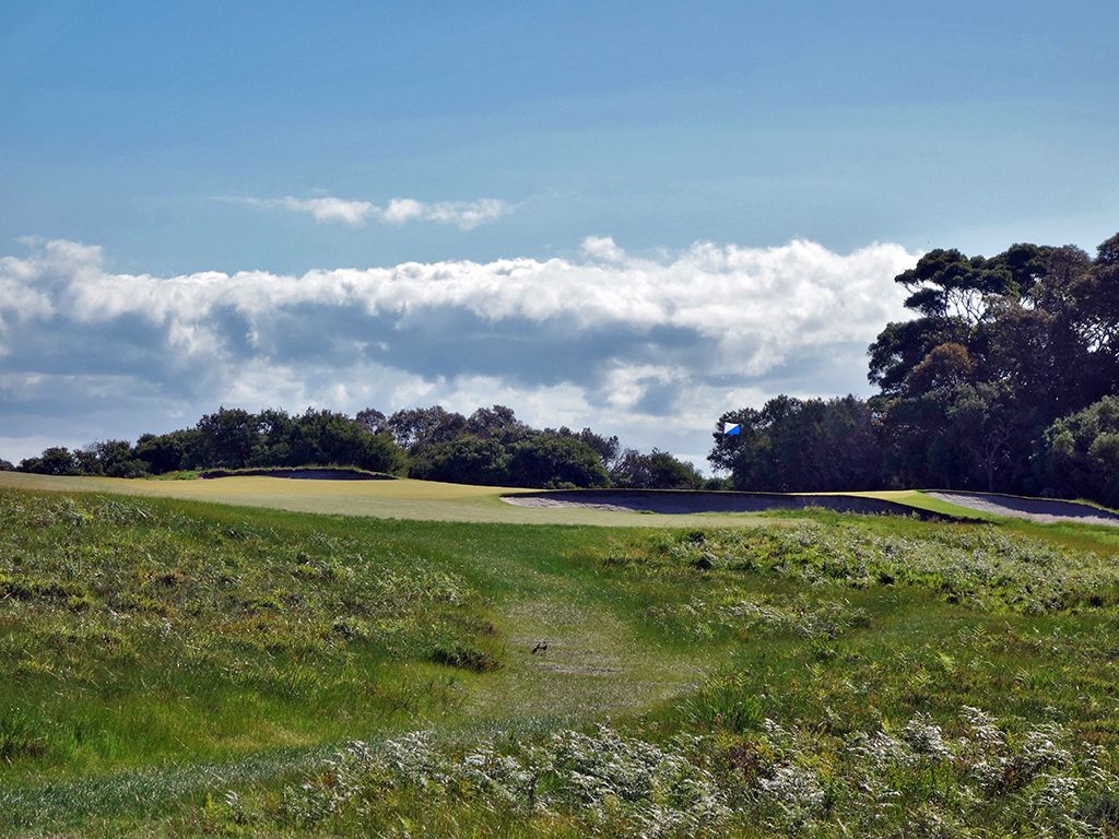 7th Hole at Royal Melbourne Golf Club (West) (148 Yard Par 3)